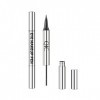 2 en 1 mascara eye-liner liquide mascara en fibre de soie mascara imperméable 4d double tête eye-liner stylo doux cheveux ric