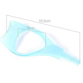 Mascara Applicateur Guide Tool Cils Maquillage Maquillage Maquillage Eyelash Outil 3in1 Eye Brosse Mascara Guide Applicateur 