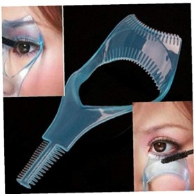 3 En 1 Maquillage Cils Mascara Outil Supérieur Inférieur Applicateur Guide Cils Peigne Cosmétique Outil