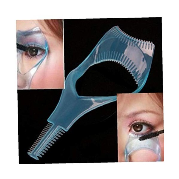 3 En 1 Maquillage Cils Mascara Outil Supérieur Inférieur Applicateur Guide Cils Peigne Cosmétique Outil