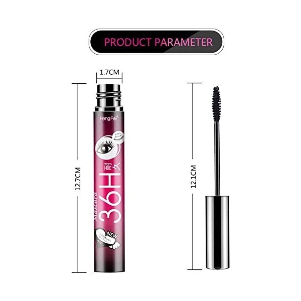 Beauté Mascara 4D Curling Double Imperméable Oeil Coréen Fiber Maquillage Long Q1D8 Extension Portant Cils en Soie