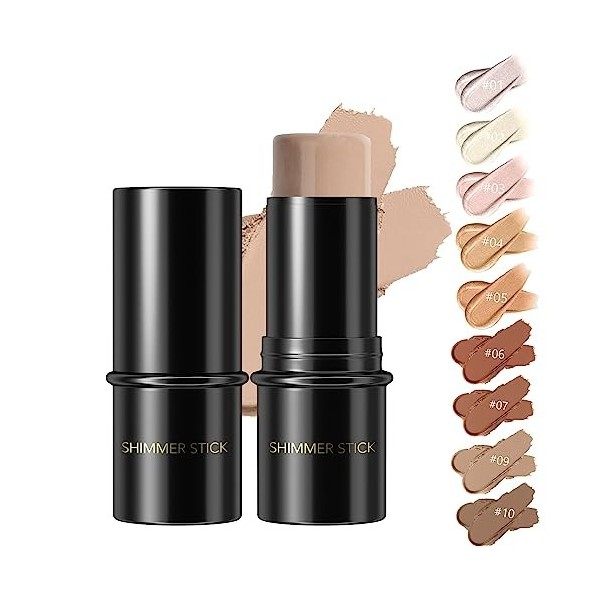 Contouring Stick Probuk Crème Bronzer Highlighter Maquillage Stick, Bâton De Maquillage Surligneur, Contouring Make Up Visage