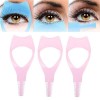 Mascara Shield Applicateur de protection, outil 3 en 1 pour application de cils, outil de maquillage 3 en 1 pour débutant, ou