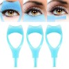 Mascara Shield Applicateur de protection, outil 3 en 1 pour application de cils, outil de maquillage 3 en 1 pour débutant, ou