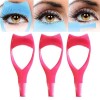 Mascara Shield Applicateur de protection, outil 3 en 1 pour application de cils, outil de maquillage 3 en 1 pour débutant, ou