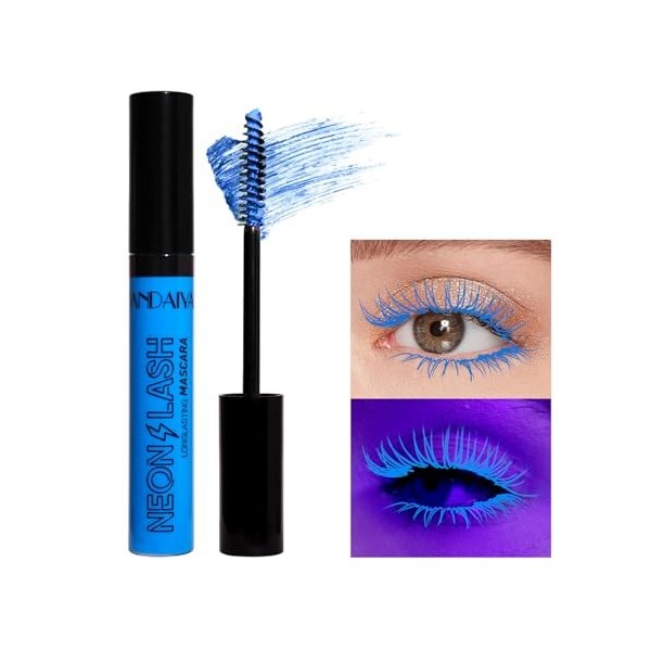 Allongez et montrez vos cils avec le mascara coloré fluorescent dHalloween pour femme