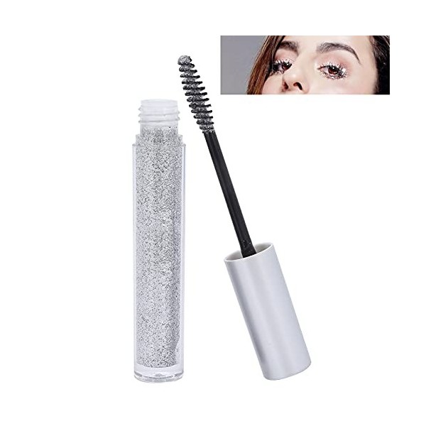 Mascara pour Cils Brillants, Mascara pour Cils étincelants à Séchage Rapide Longue Durée, Mascara Scintillant Diamant, Mascar