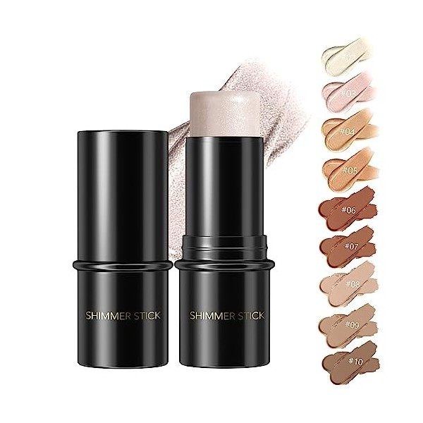 Contouring Stick Probuk Crème Bronzer Highlighter Maquillage Stick, Bâton De Maquillage Surligneur, Contouring Make Up Visage