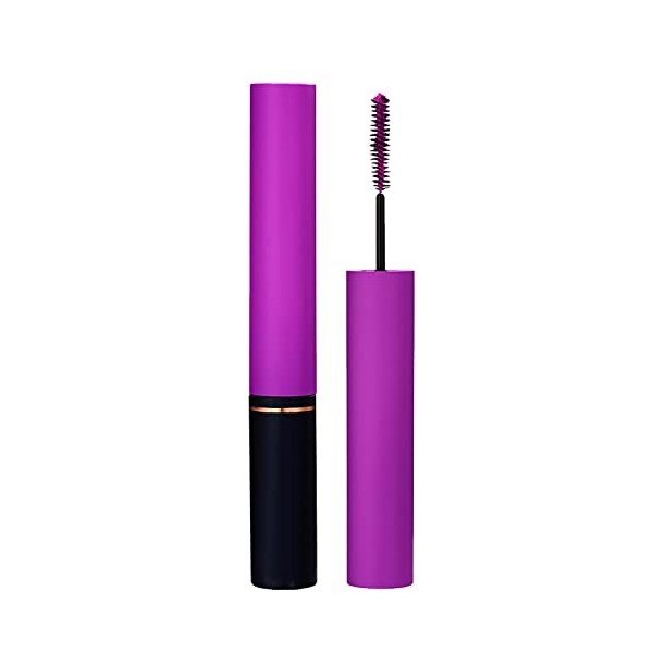 Mascara à sourcils 6 couleurs Mascara imperméable longue durée Noir Vert foncé Violet Bleu Mascara coloré Base Lissante Whit