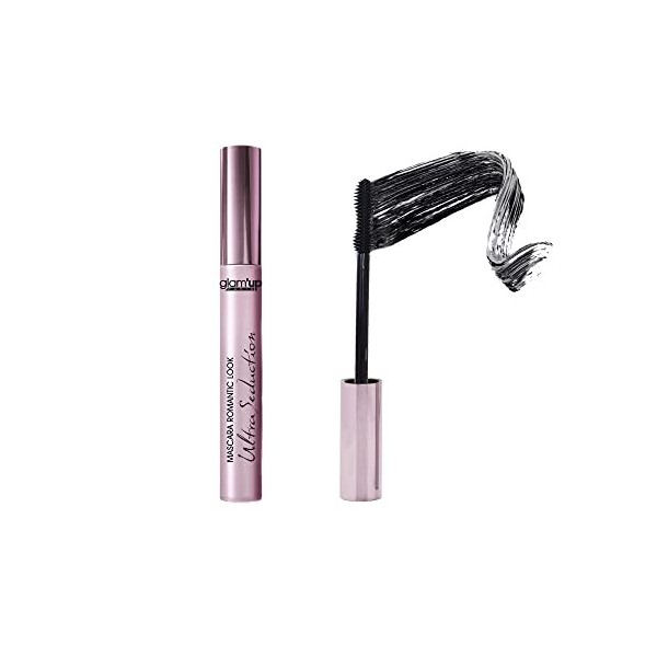 GlamUp Paris - Mascara Intense - Effet Faux Cils - Romantic Look - Volume et Longueur - Noir