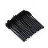 50pcs Brosse jetable de cil, kits de maquillage dapplicateur de baguettes de mascara dextension de cil doeil, mascara bros