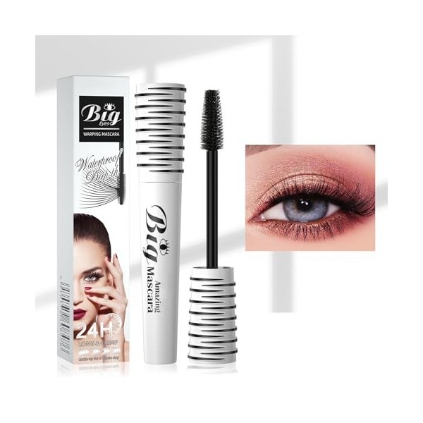 Mascara HOUSN Mascara Volume Mascara Waterproof Noir Mascara Fibre Waterproof Mascara Effet Faux Cils Mascara Effet Volumateu