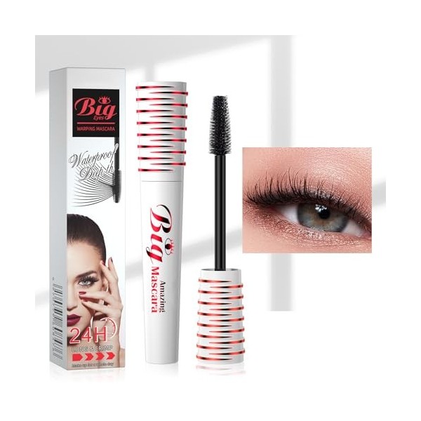 Mascara HOUSN Mascara Volume Mascara Waterproof Noir Mascara Fibre Waterproof Mascara Effet Faux Cils Mascara Effet Volumateu