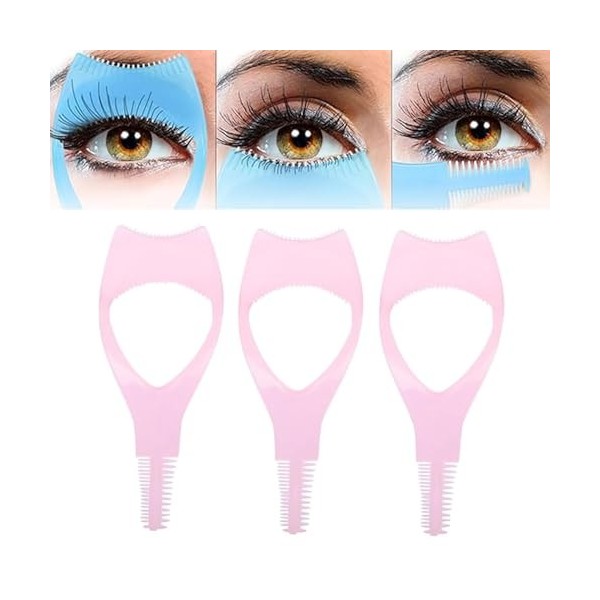 3 Pieces Mascara Shield Applicator Guard,3 in 1 Eyelashes Tools Mascara Shield Applicator Guard,Mascara Applicator Tool,Eyela