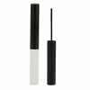 Tube de poudre de couleur Tête fine pour les yeux Noir Petite tête de brosse pour les yeux Mascara noir Fibre bouclée Pas fac