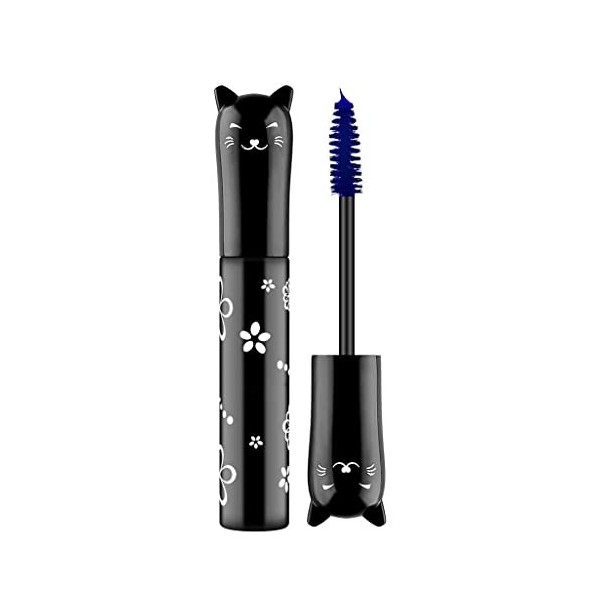 Mascara Curling pour les yeux longs, 3 ml, 6 extensions de cils de maquillage, couleurs de cils, imperméable, bleu, taille un