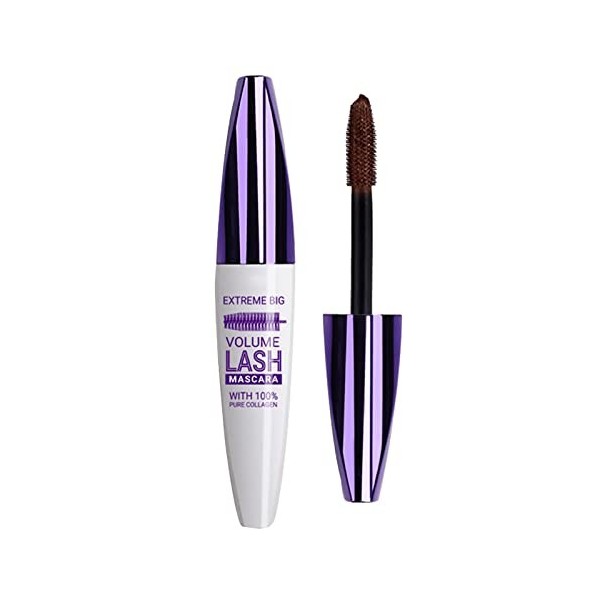 OEM/ODM Mascara à double pinceau en fibre de soie 4D Étiquettes privées 6 ml Mascara grandiose Taille B, taille unique 