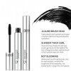 Fiber Lash Mascara Imperméable Luxueux Cils Longs Épais et volumineux Extension Dramatique Longue Durée Résistant aux taches 