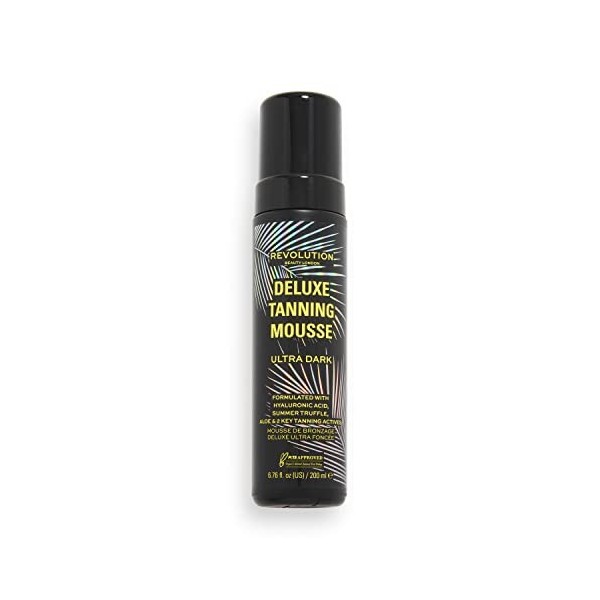 Makeup Revolution, Deluxe Tanning Mousse, Mousse de bronzage, Ultra Dark, 200ml