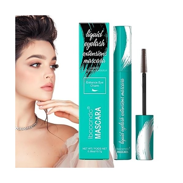 Volume Mascara Noir,Mascara allongeant et volumisant les cils - Mascara dextensions de cils liquides pour le maquillage des 