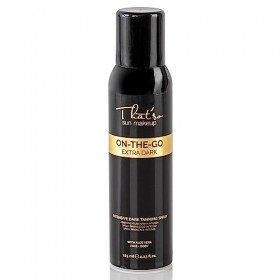 Thatso On The Go Extra Dark 125 ml - Spray autobronzant intense pour le visage et le corps - Bronzage naturel Anti-âge longu