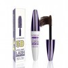 5D Mascara Volume et Longueur Marron,Mascara Extension de Cils Effet Volume,Waterproof et Longue Tenue avec une Définition Pr