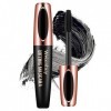 Weixinbuy Waterproof 4D Silk Fiber Eyelash Mascara Extension Makeup Kit Super Curling Thick, Great Choice and Gift