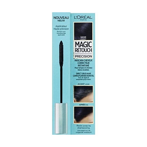 LOréal Paris Mascara cheveux correcteur instantané noir - Magic Retouch - Le mascara de 8 ml