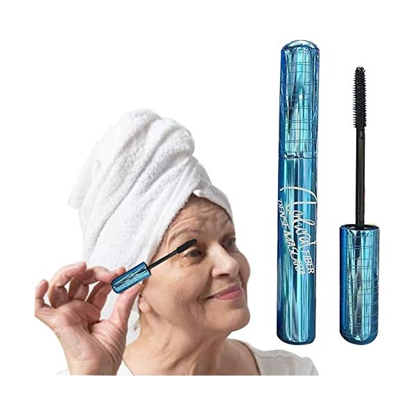 Primelash Mascara pour personnes âgées avec cils clairsemés, mascara hypoallergénique, mascara Prime Lash pour femmes âgées, 