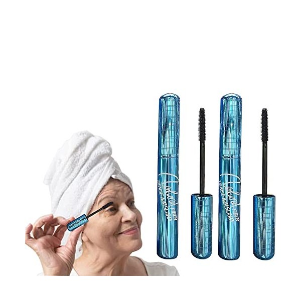 Primelash Mascara pour personnes âgées avec cils clairsemés, mascara hypoallergénique, mascara Prime Lash pour femmes âgées, 