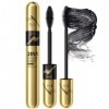 Mascara Volume glamour, Mascara Waterproof Effet Extension de Cils, Volume et Longueur, Anti-Bavure, Longue Durée, Ajoute Du 