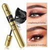 Mascara Volume glamour, Mascara Waterproof Effet Extension de Cils, Volume et Longueur, Anti-Bavure, Longue Durée, Ajoute Du 