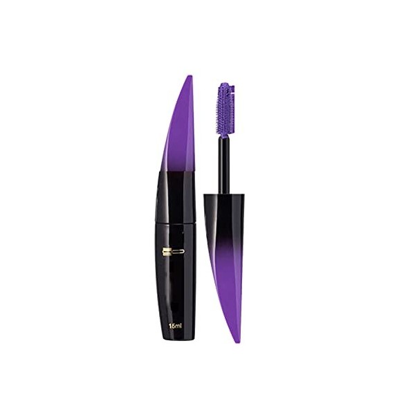 Générique Mascara à Sourcils 4 Couleurs Mascara imperméable Longue durée Noir Vert foncé Violet Bleu Mascara coloré Maison Su