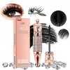 HAOHAG 4D Diamant Mascara Cils Volumateur et Allongeant Imperméable à l’eau Anti-transpiration Luxueusement Plus Épais Curlin