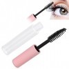 Tube de Mascara Vide de 10 Pièces de 5 Ml, Tube de Mascara Bricolage Transparent Rechargeable, Bouteille Cosmétique de Mascar