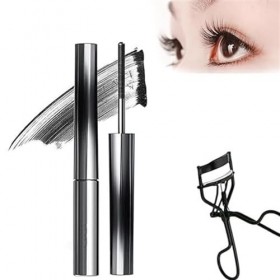Mascara, mascara brosse, mascara cils frisés 3d, anti-taches, sans écaillage, longue durée, sans agglomération Color : Black