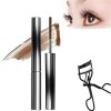 Judy Doll Mascara, Judy Doll Iron Brush Mascara, Judy Doll Iron Brush Mascara for cils frisés 3D, anti-taches, sans écaillage