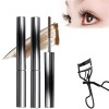 Judy Doll Mascara, Judy Doll Iron Brush Mascara, Judy Doll Iron Brush Mascara for cils frisés 3D, anti-taches, sans écaillage