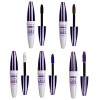 Mascara Imperméable - Fibre Mascara Allongement 5D Mascara Imperméable À Leau Et Anti-taches - Mascara À Cils En Soie 5D | L