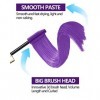 Mascara Volume et Longueur- 2Colors Violet Mascara Extension de Cils Effet Volume, Waterproof et Longue Tenue,Not Blooming Ey