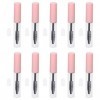 10pcs Tube de Mascara Vide de 5 Ml, Bouteille Cosmétique de Mascara pour Cils Transparents Rechargeables, Contenant de Crème 