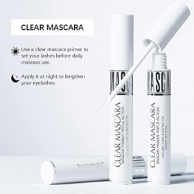 Mascara Transparent Primer - Base Pour Les Cils Mascara Transparent Waterproof Blanc, Mascara Primer Rehausseur De Cils Pour 