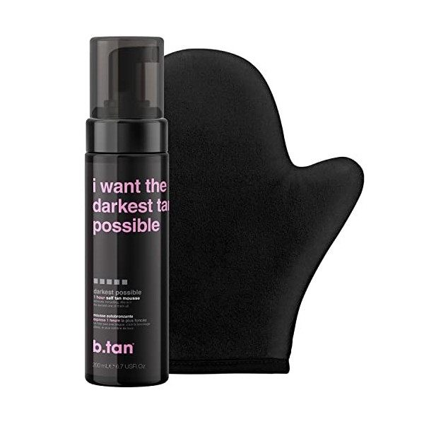 b.tan Mousse Autobronzante | Fall In Love At First Tan Bundle - Self Tan, Self Tanning Foam, Fake Tan, Sunless Tanner, Vegan,...
