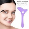 Pochoir Eyeliner en Silicone, Outil Daide au Dessin de Mascara Professionnel, Outil Applicateur de Maquillage pour les Yeux 