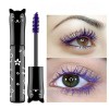 YUAEEEN Mascara Couleur de Fibre de Soie, Mascara Coloré Épaississant et Allongeant Imperméable, Fiber Lash Mascara Waterproo