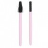 Brosse à Mascara en Silicone, 2 Pièces Brosse à Mascara à Sourcils en Silicone Souple Facile à Nettoyer Réutilisable Portable