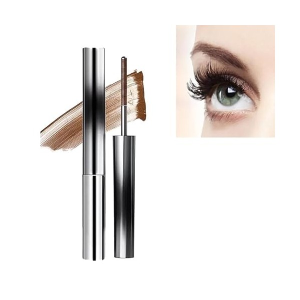 Judy Doll Mascara 3D Curling Curling Curling Mascara en métal imperméable sans poils Lavable sans clumping Marron