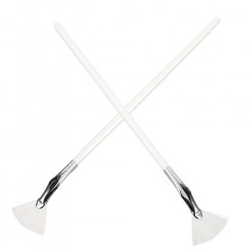 DOITOOL 2 Pièces Brosse à Cils Mascara Pinceau Éventail à Sourcils Pinceau De Maquillage Brosse De Nettoyage Des Cils Outil D