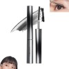 Judy Doll Mascara 3D Curling Curling Mascara sans poils, Mascara en métal extra fin lavable et volumineux Curling Black 