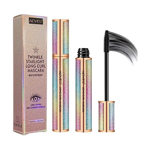 Mascara 4D Femmes Imperméable Puissant Long Curling Extension des Cils Maquillage Durable Mascara Plus Epais Résistant aux Ta